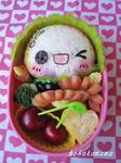 キャラ弁 あわわちゃん