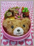 キャラ弁 テディベア